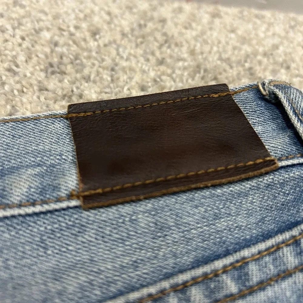 J Crew 484 Jeans Kaihara Denim Mens 31X34 Blue Denim Japanese Fabric‎ Straight